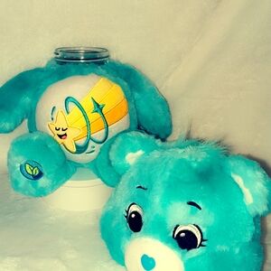 Teal Plush Bear with Star Design